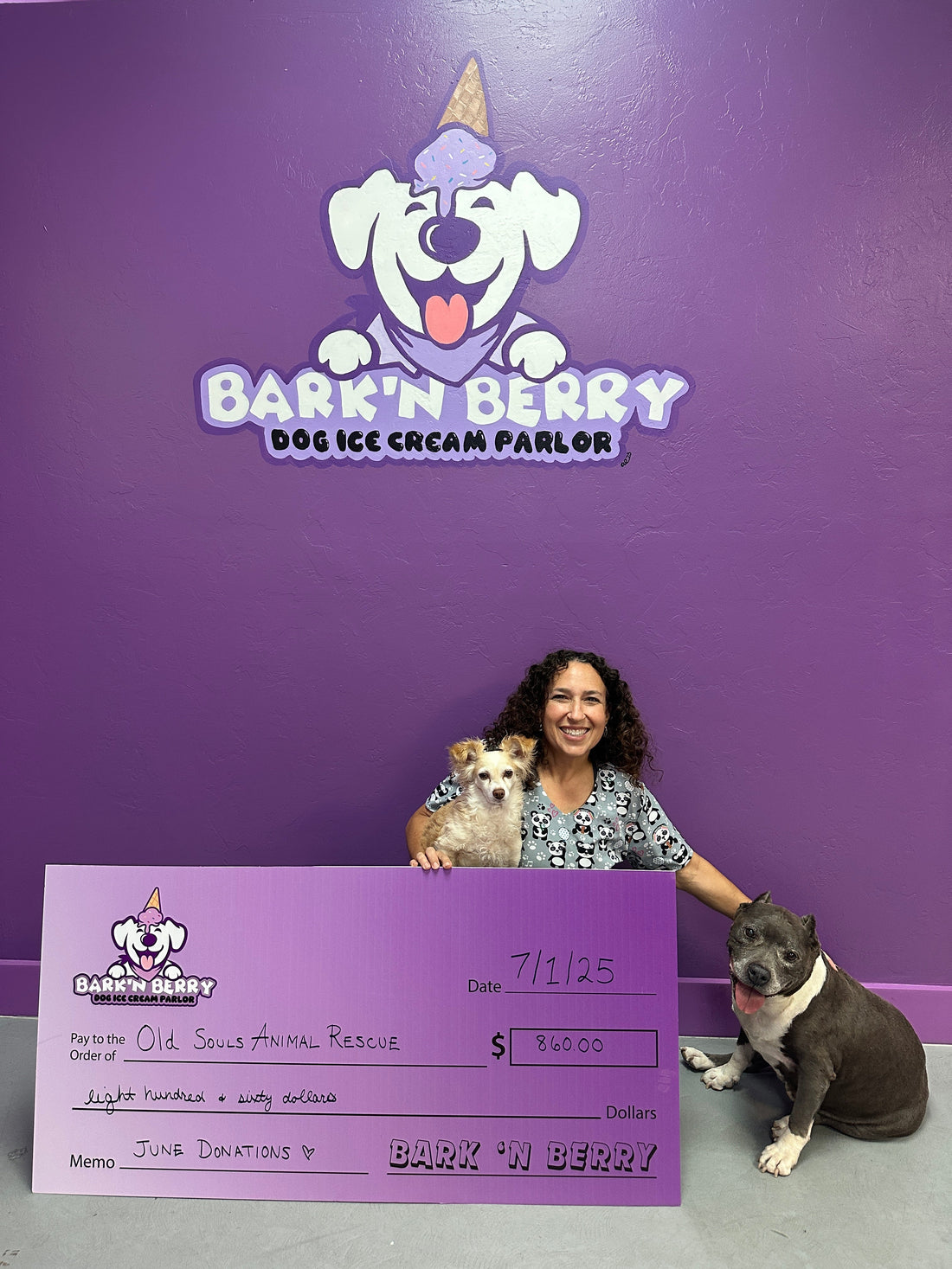 GIVING BACK is the 💜 of BARK 'N BERRY!